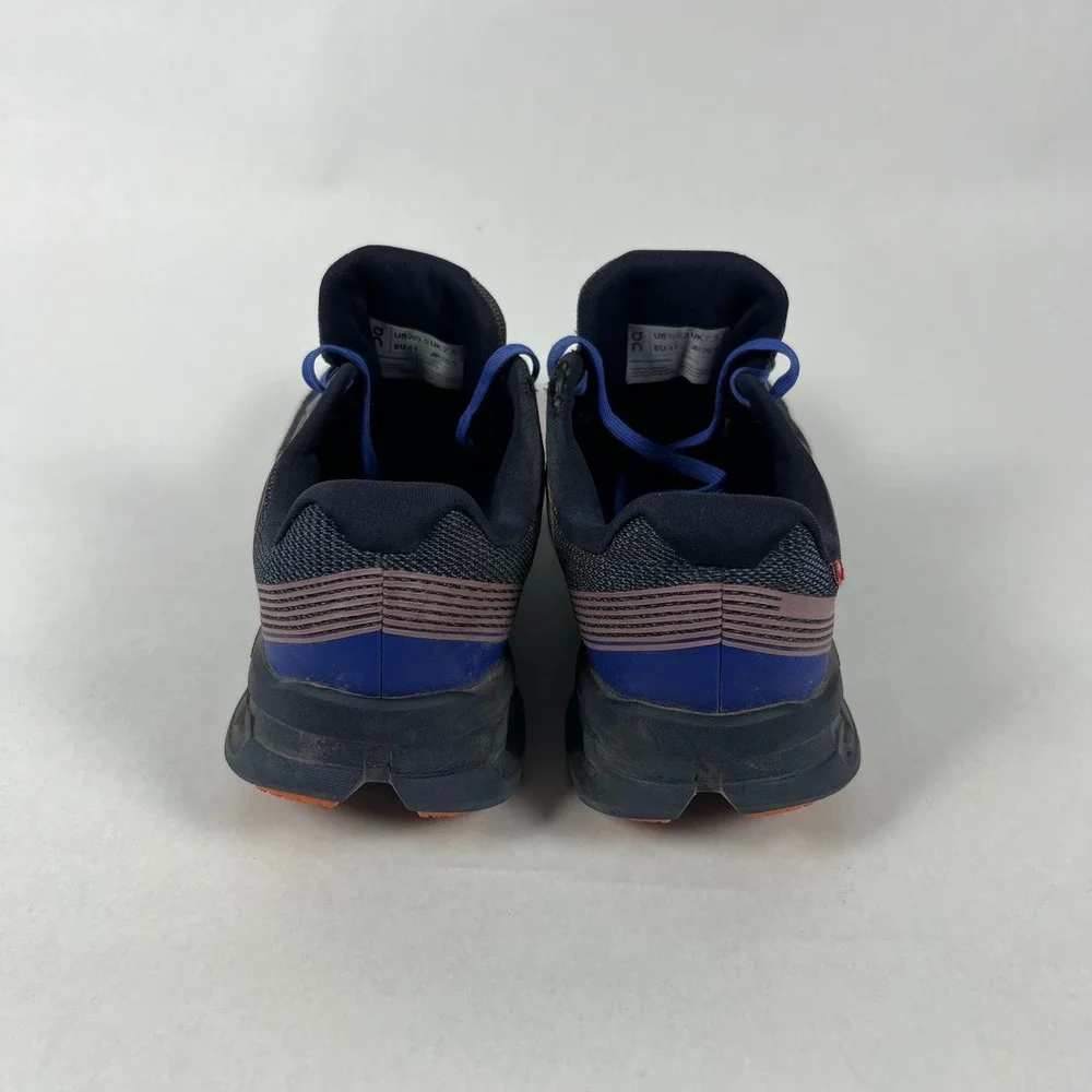 On Cloudgo Running Shoes Mens 9.5 Navy Orange Lightweight CloudTec Sneakers
